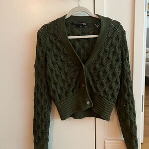 Veronica Beard Green Knit Sweater